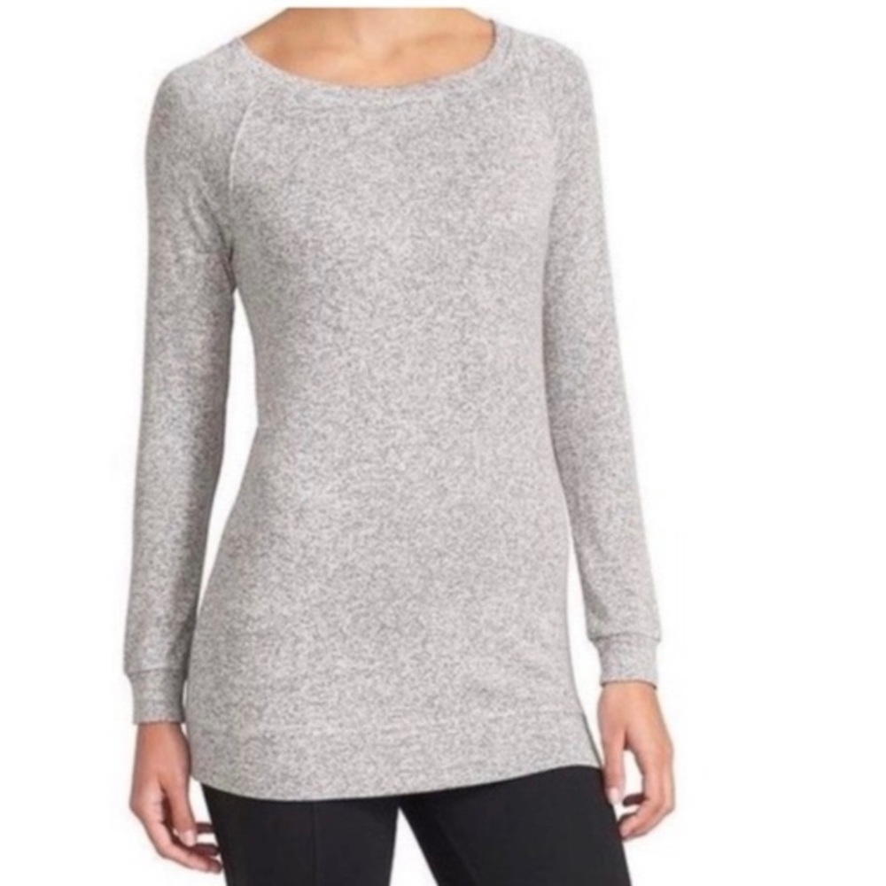 Athleta Luxe Pose Long Sleeve Tunic Lightweight Sweatshirt Sweater Women Small